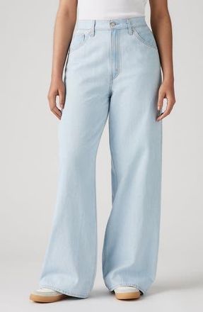 Levi's Cinch High Waist Baggy Wide Leg Jeans in Never Going To Change at Nordstrom Rack, Size 25 X 31