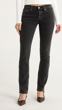 Re/Done The Slim Cigarette Jeans in Backtoblack at Nordstrom, Size 27