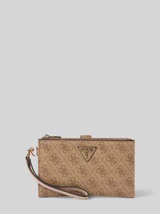 Guess Portemonnaie in Leder-Optik Modell Laurel in Mittelbraun, Gr&ouml;&szlig;e 1
