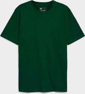 Le 31 Mens Colourful 100% organic cotton crew-neck T-shirt Standard fit