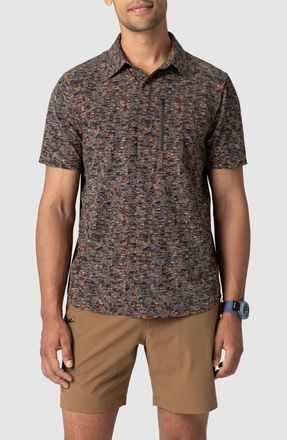 Outdoor Research Astroman Short Sleeve Sun Shirt in Sedona Traverse Print at Nordstrom, Size Xx-Large R