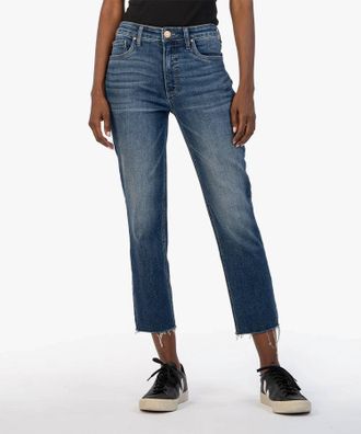 Kut from the Kloth Rachel Raw Hem Jean In Explore Wash