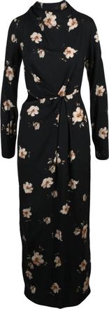 Mar De Margaritas Abito Lungo - Dames - Maxi kleedjes - Zwart - S - Kleedjes