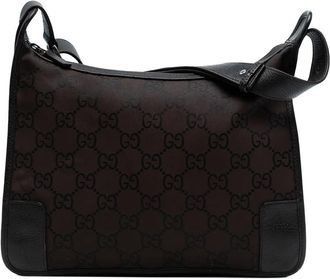 Gucci Pre-owned Gucci GG Nylon Shoulder Bag Unisex 143743 204990