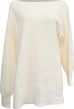 Theory Knitted Oversized Sweater in Cotton
