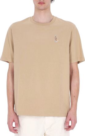 Maison Kitsun&eacute; Dressed Fox Patch Cotton T-Shirt