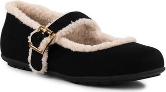 BC Footwear Adorable Faux Shearling Slipper in Black at Nordstrom, Size 9.5