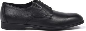 Baldinini Scarpa stringata in pelle martellata - - Shoes - Uomo - Nero - 43 EU