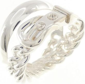 Herm&egrave;s Silver Silver 925 Band Ring (Pre-Owned)