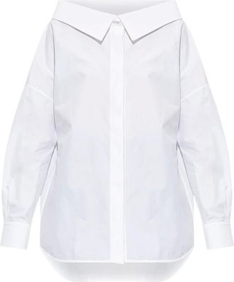 Balenciaga Camisa de Algod&oacute;n - Blouses & Shirts - Mujer - Blanco - 2XS
