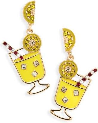 Leith Lemonade Drop Earrings in Yellow Multi- Gold at Nordstrom Rack