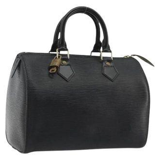Louis Vuitton Pre-owned Vintage Handbag - Dames - Pre-owned - Zwart - Maat: ONE Size Leer