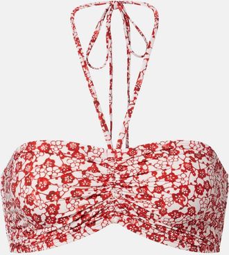 Isabel Marant Salmage floral bikini top