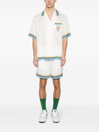 Casablanca Zijde Korte Broek Met Touwtjes