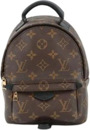 Louis Vuitton Pre-owned Backpacks, female, Brown, Size: ONE SIZE Pre-owned Vintage Canvas Backpack