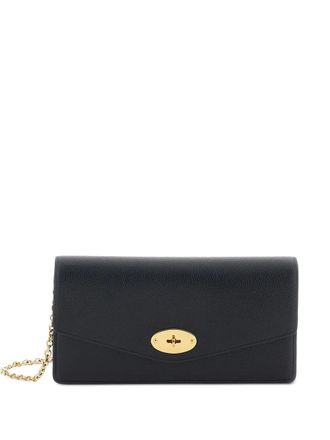 Mulberry Darley turnlock-fastening clutch bag - Black