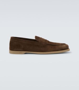 John Lobb Mocassini Pace in suede