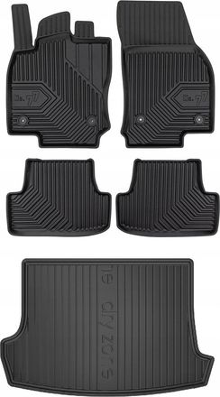 OEM Set 77 Alfombrillas Y Funda De Goma Vw T-roc Desde 2017