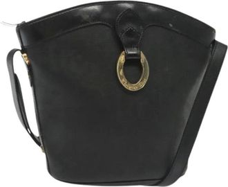 Dior Pre-owned Shoulder Bags, female, Black, Size: ONE SIZE Pre-owned Trotter Canvas Shoulder Bag