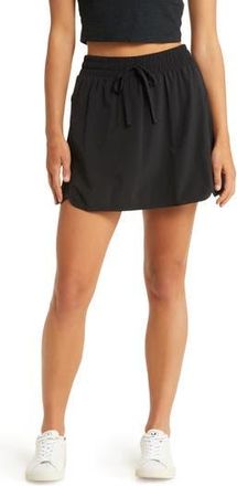 Beyond Yoga In Stride Lined Skort in True Black at Nordstrom Rack, Size X-Small