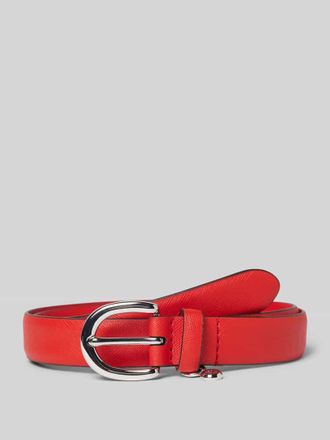 Lauren Ralph Lauren Lederg&uuml;rtel mit Dornschlie&szlig;e Modell CHARM in Rot, Gr&ouml;&szlig;e XS