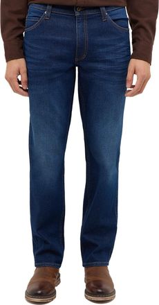 Mustang Straight-Jeans MUSTANG Herren Style Tramper Straight, Herren, Gr. 30, L&auml;nge 32, 803 dunkelblau, Denim/Jeans, 99% Baumwolle, 1% Elasthan, straight fit,