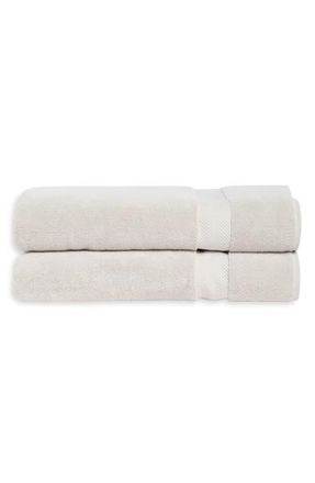 Nordstrom Organic Hydrocotton Set of 2 Bath Sheets in Grey Vapor at Nordstrom
