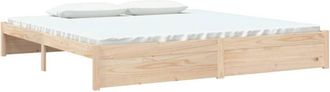 vidaXL vidaXL Bed Frame without Mattress Solid Wood 200x200 cm