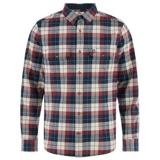 Fj&auml;llr&auml;ven Singi Heavy Flannel Shirt Hemd f&uuml;r Herren | grau