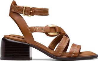 Clarks Morwyn Strap Leather Sandal
