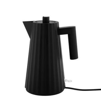 Alessi Electric kettle Plissé UK - Black - Thermoplastic resin - Designer Michele de Lucchi
