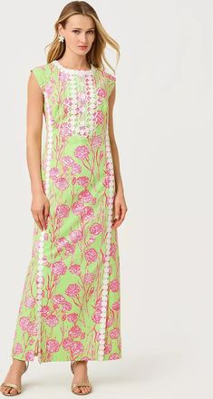 Lilly Pulitzer Rosalena Stretch Maxi Shift Dress
