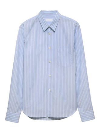 Prada Striped Cotton Shirt Clothing