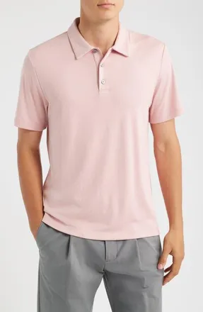Theory Bron in Anemone Milano Polo in Chalk Pink - Vin at Nordstrom, Size Xx-Large