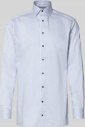 Olymp Regular Fit Businesshemd aus reiner Baumwolle mit Kentkragen in Silber, Gr&ouml;&szlig;e 39