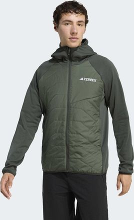 ADIDAS TERREX Outdoorjacke ADIDAS TERREX MULTI CLIMAWARM ISOLIERENDE HYBRID, Herren, Gr. XXL, shadow olive, olive strata, Obermaterial: 100% Polyester, Jacken Outdo