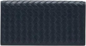 Bottega Veneta Pre-owned Leather Wallet - Dames - Vintage Accessoires - Blauw - ONE Size - Leer - Vintage