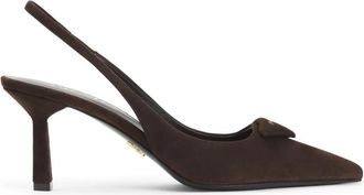 Prada Dames, Schoenen, Bruin, Maat: 38 1/2 EU Su&egrave;de