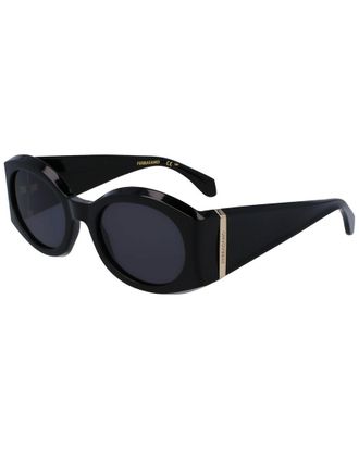 Ferragamo Womens Gancini 55Mm Sunglasses