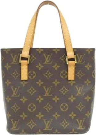 Louis Vuitton Pre-owned Handbags, female, Brown, Size: ONE SIZE Pre-owned Vintage Canvas Handbag
