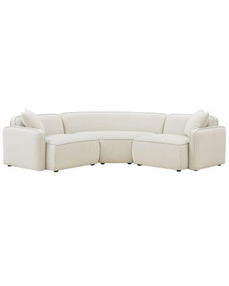 TOV Furniture Tov Furniture Travie 3Pc Upcycled Linen Modular L-Sectional