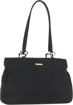 Saint Laurent Pre-owned Shoulder Bags, female, Black, Size: ONE SIZE Pre-owned Vintage Shoulder Bag