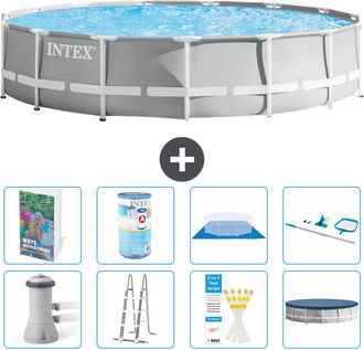 Intex Piscina Prism Frame Redonda - 457x107 Cm - 9-piezas S542