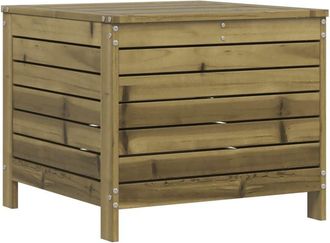 vidaXL Taburete De Jard&iacute;n Madera De Pino Impregnada 62x63,5x53,5 Cm Vidaxl