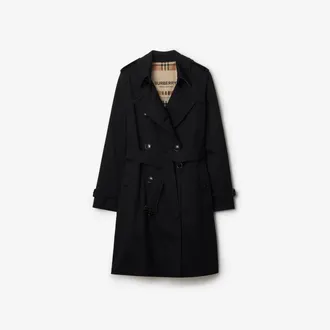 ジャケット・アウター Burberry's trench coat c100 Long Gabardine Trench Coat in Graphite - Men, Cotton