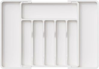 OEM Bandeja Para Cubiertos, Bandeja Extensible Para Cajones, Organizador De Cajones Ajustable Para Cocina, Almacenamiento Compacto De Pl&aacute;stico Para Cuchar