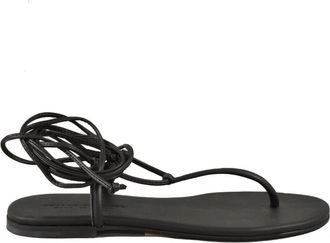 Skills & Genes Ciabatta Schoenen met Rubberen Zool - Dames - Sandalen - Zwart - 37 EU - Leer - Schoenen