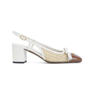 Valentino Garavani Brown Woven Pumps