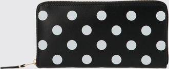 Comme Des Gar&ccedil;ons Portafoglio in pelle di vitello a pois Comme Des Gar&Ccedil;ons Wallet