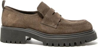 Guglielmo Rotta Mocassino Wyatt - Dames - Loafers - Bruin - 38 1/2 EU - Leer - Schoenen